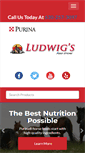 Mobile Screenshot of ludwigsfeedstore.com